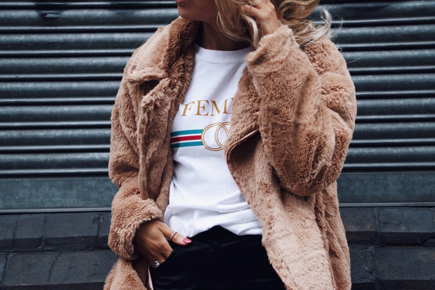 teddy fur coat, copper garden, autumn fashion trends 2017, uk London style blogger
